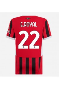 Fotbalové Dres AC Milan Emerson Royal #22 Dámské Domácí Oblečení 2024-25 Krátký Rukáv